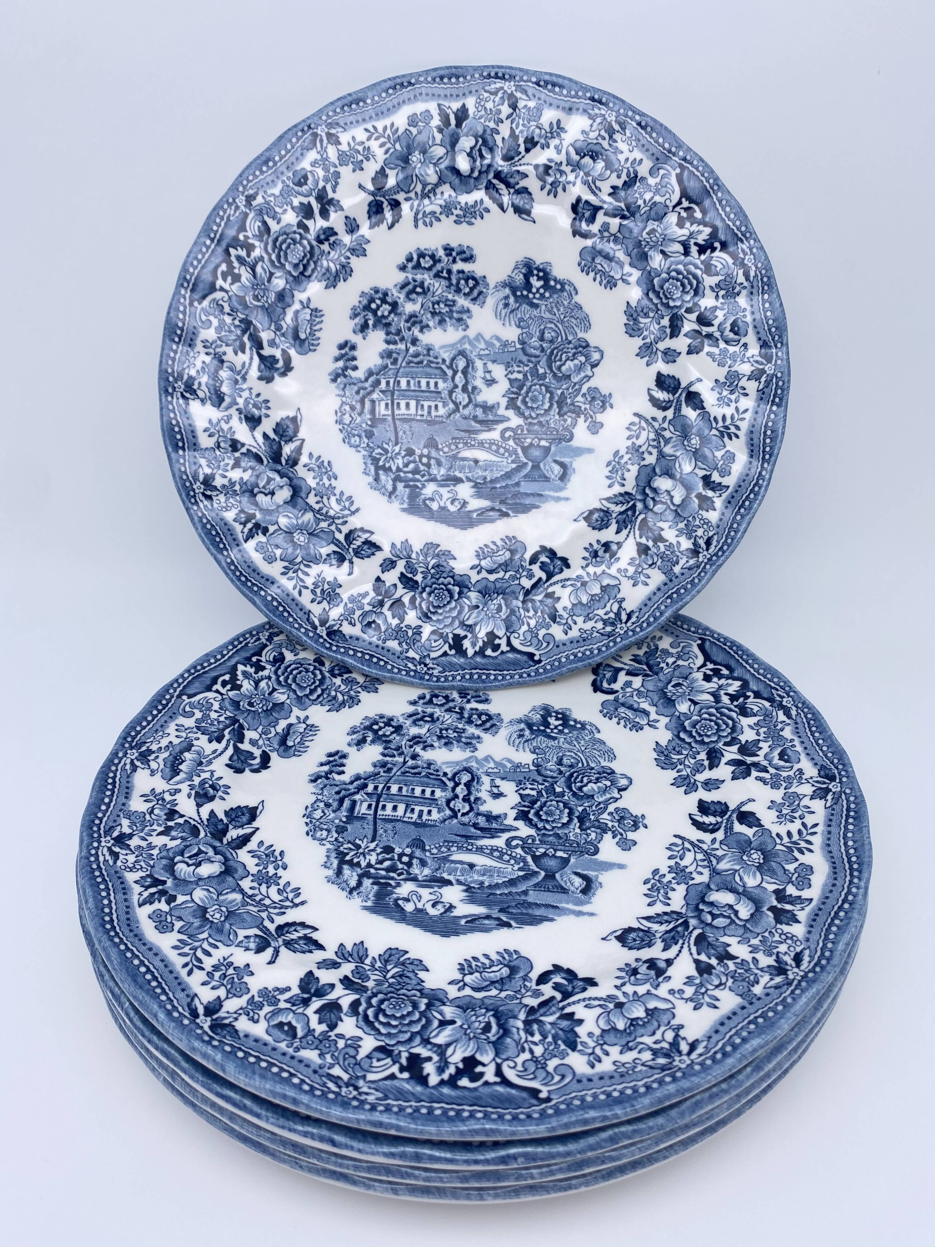 6 assiettes anglaises Churchill