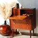 Danish vintage teak secretary | Restored Scandinavian desk