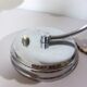 art deco table lamp with white opaline glass 231137