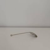 Silver metal ice cube scoop