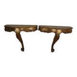 Venetian console pair