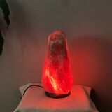 Genuine Himalayan salt stone lamp from the 1970s