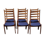 Vintage Danish design teak Dinning chairs by Kai Kristiansen for K  S mobel Denmark