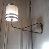Articulated reading light bracket wall light
