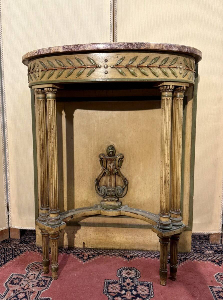 Console de boiserie de style Louis XVI époque XIXeme