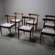 Set of six Alfred Hendrickx Model 500 dining chairs in Rosewood,