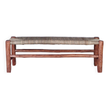 Boho Natural Rope Bench