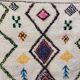 Azilal Berber rug in handmade wool 250 X 140 CM