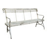 Wrought iron garden bench 1900