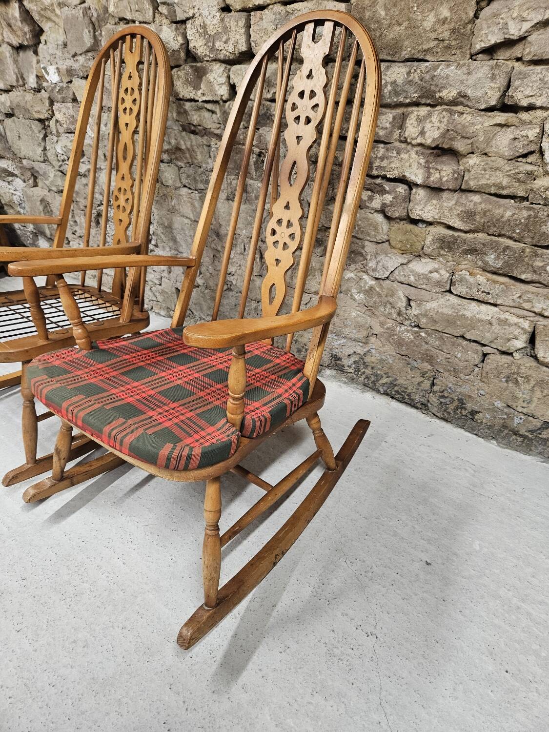 Pair of Windsor Rocking Chairs