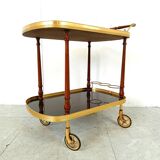 Desserte néoclassique en laiton, années 1960