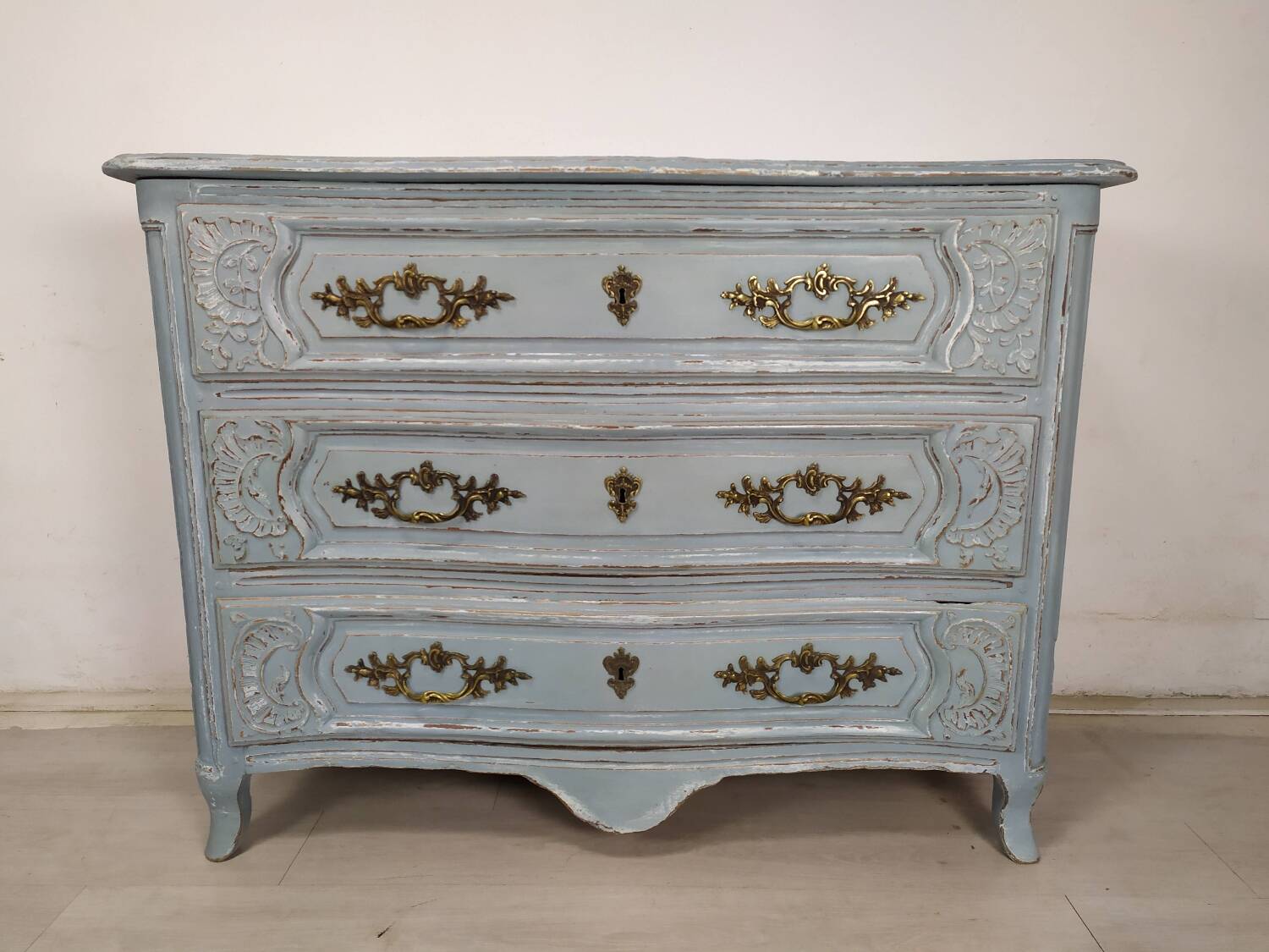 Antique patinated chest of drawers
