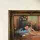" La Danseuse étoile " Huile sur panneau de bois XX siècle