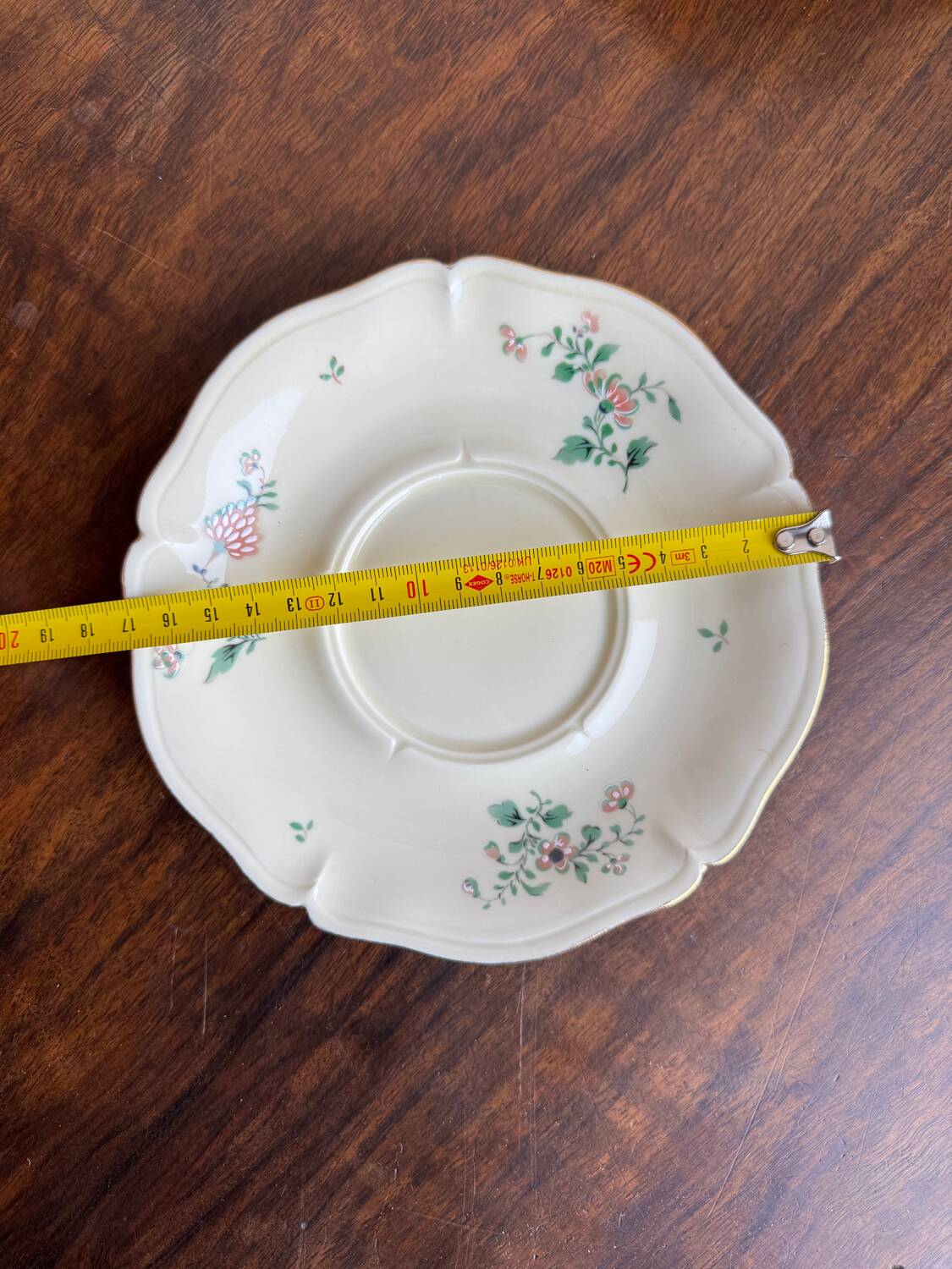 Set of 6 Limoges porcelain plates