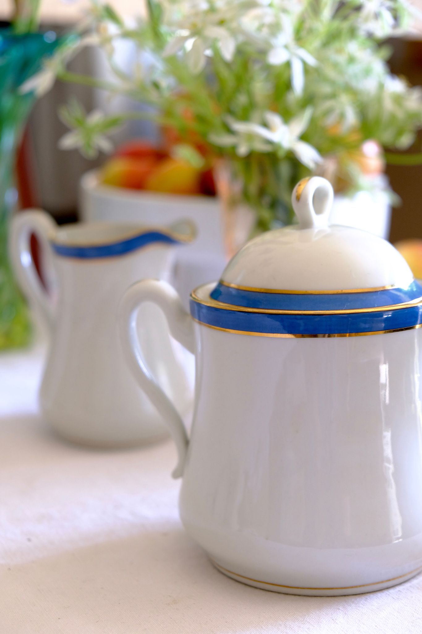 Limoges manufacture BRP fine porcelain tea service circa 1925/30