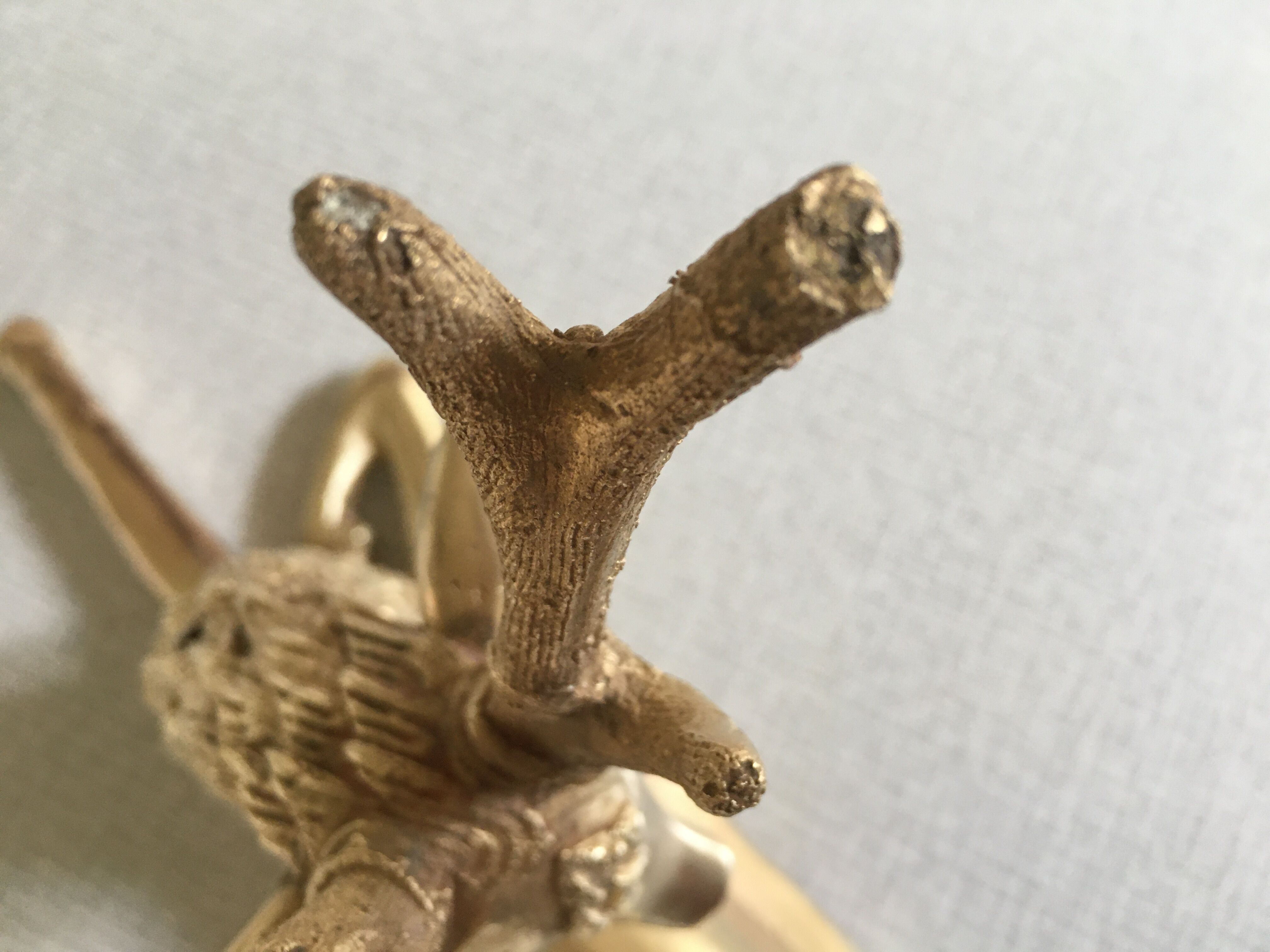 Vintage brass deer