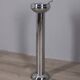 Vintage 1970s Italian-design chrome-plated metal floor ashtray