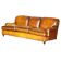 Restored leather Howard & Son canapé style, 204 cm