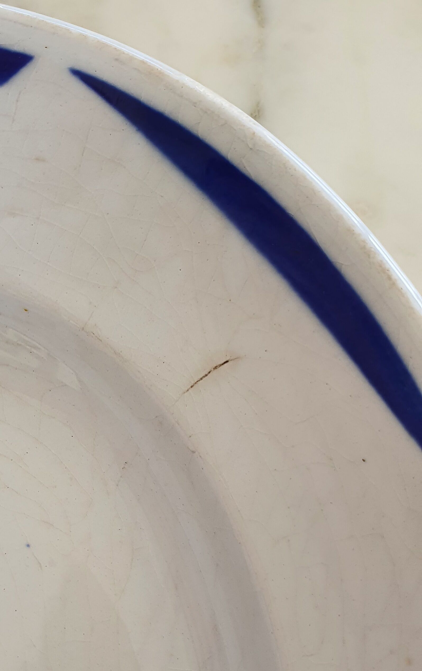 Ancient earthenware dish