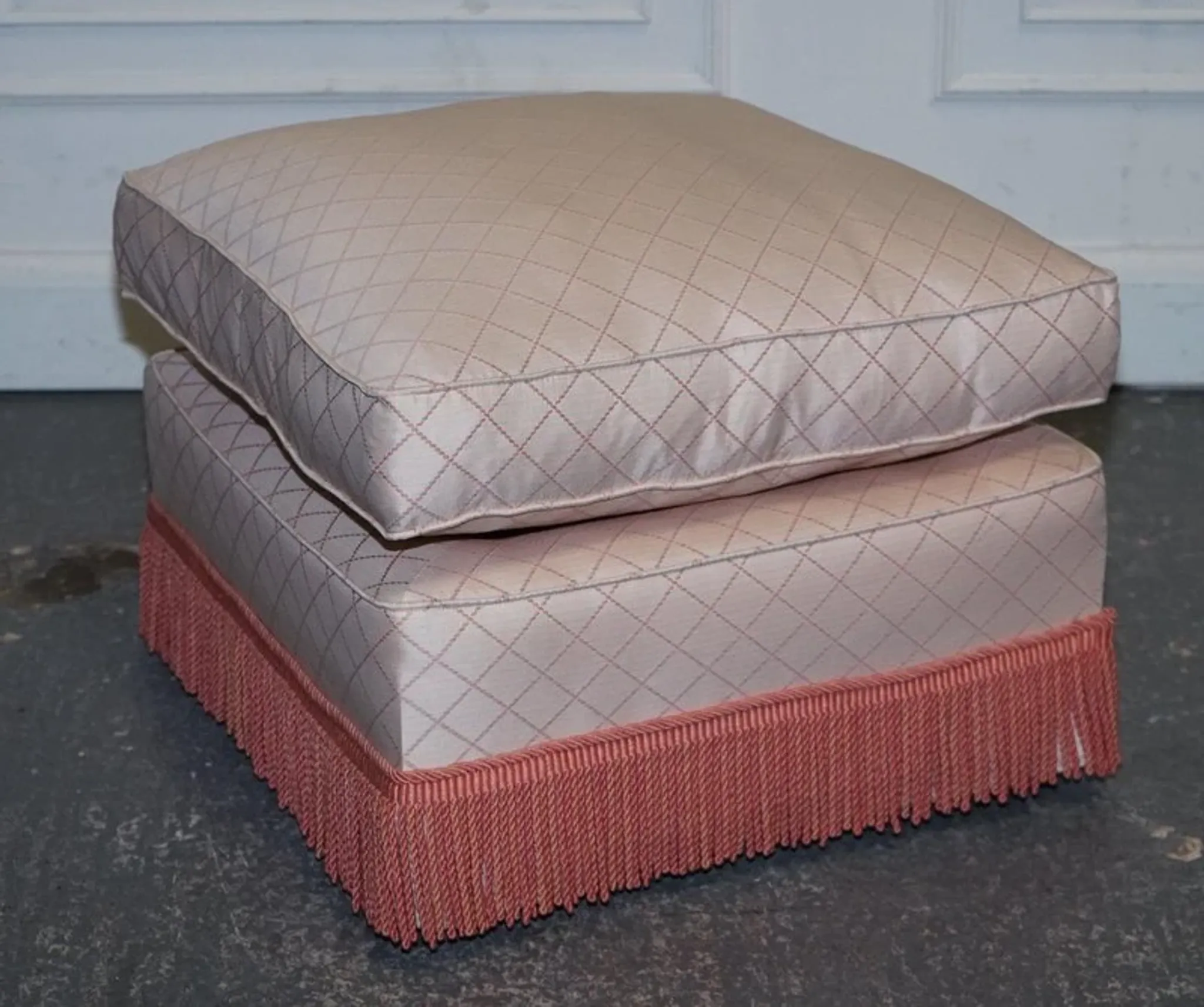 Country House Armchair and Ottoman Set, England