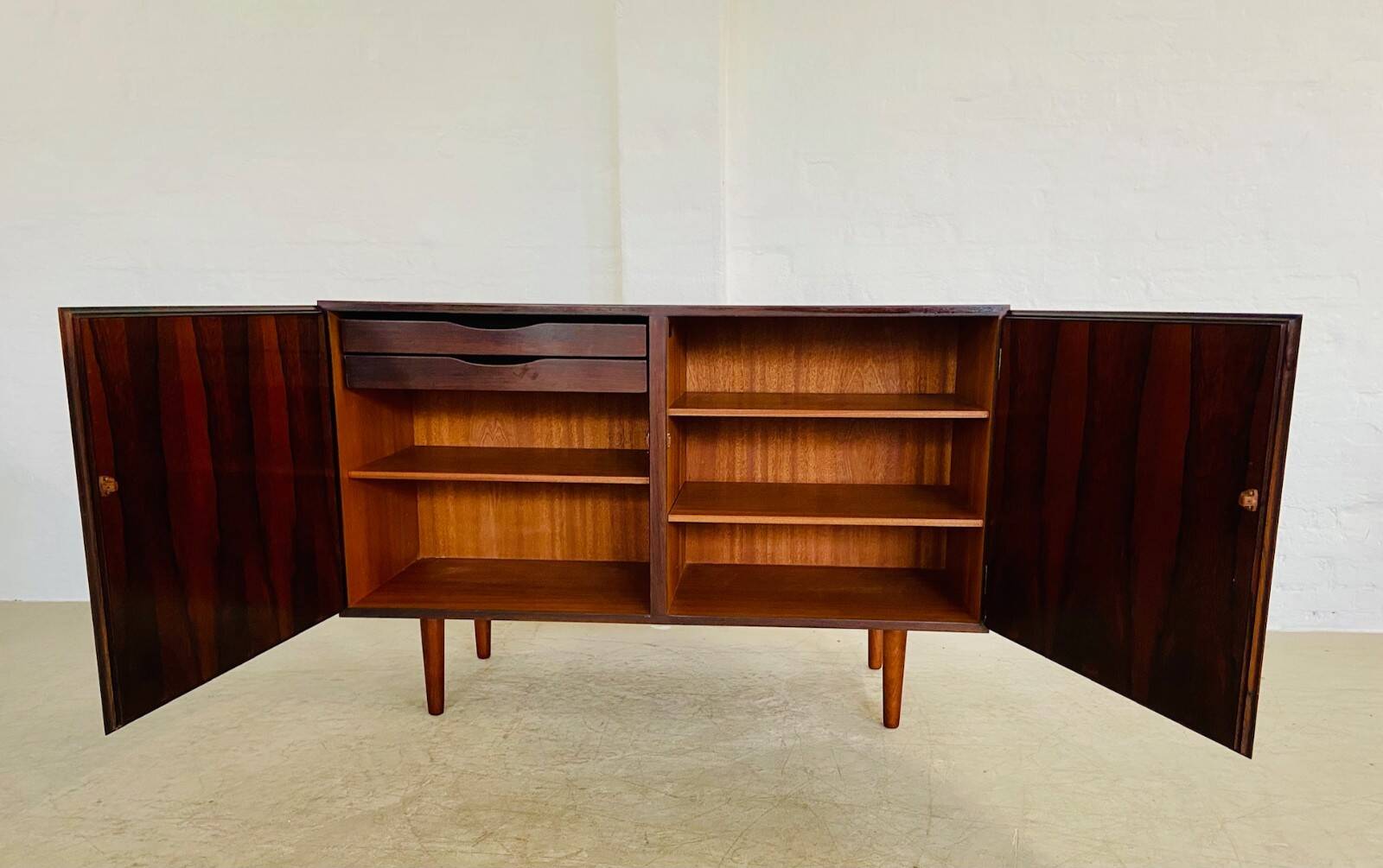 Vintage retro Danish mid-century rosewood sideboard by Gunni Omann 1960s