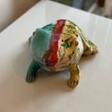 Frog in artisanal pottery, Morocco