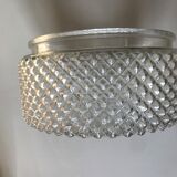 Vintage moulded glass ceiling light