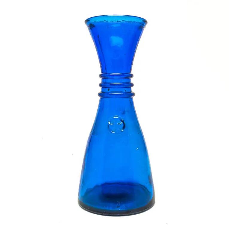 Mid-century modern vase, cobalt glass, Sweden, 1970s