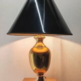 Large Hollywood Regency bronze lamp