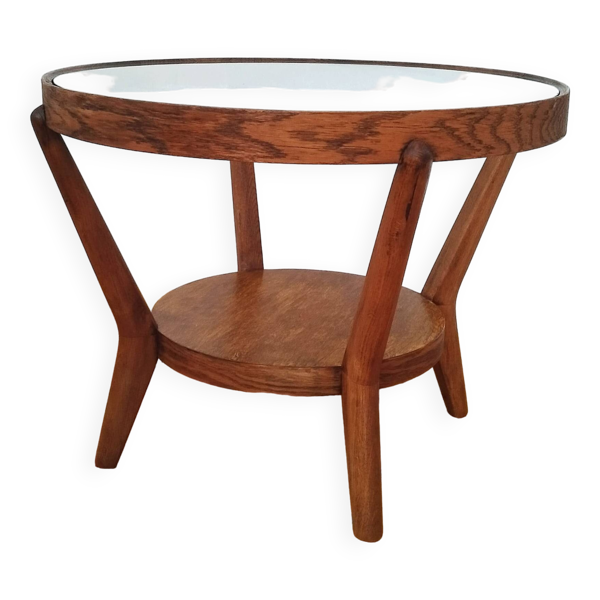 Table basse attribuée à K. Kozelka pour Interier Praha, Ancienne Tchécoslovaquie, années 1930