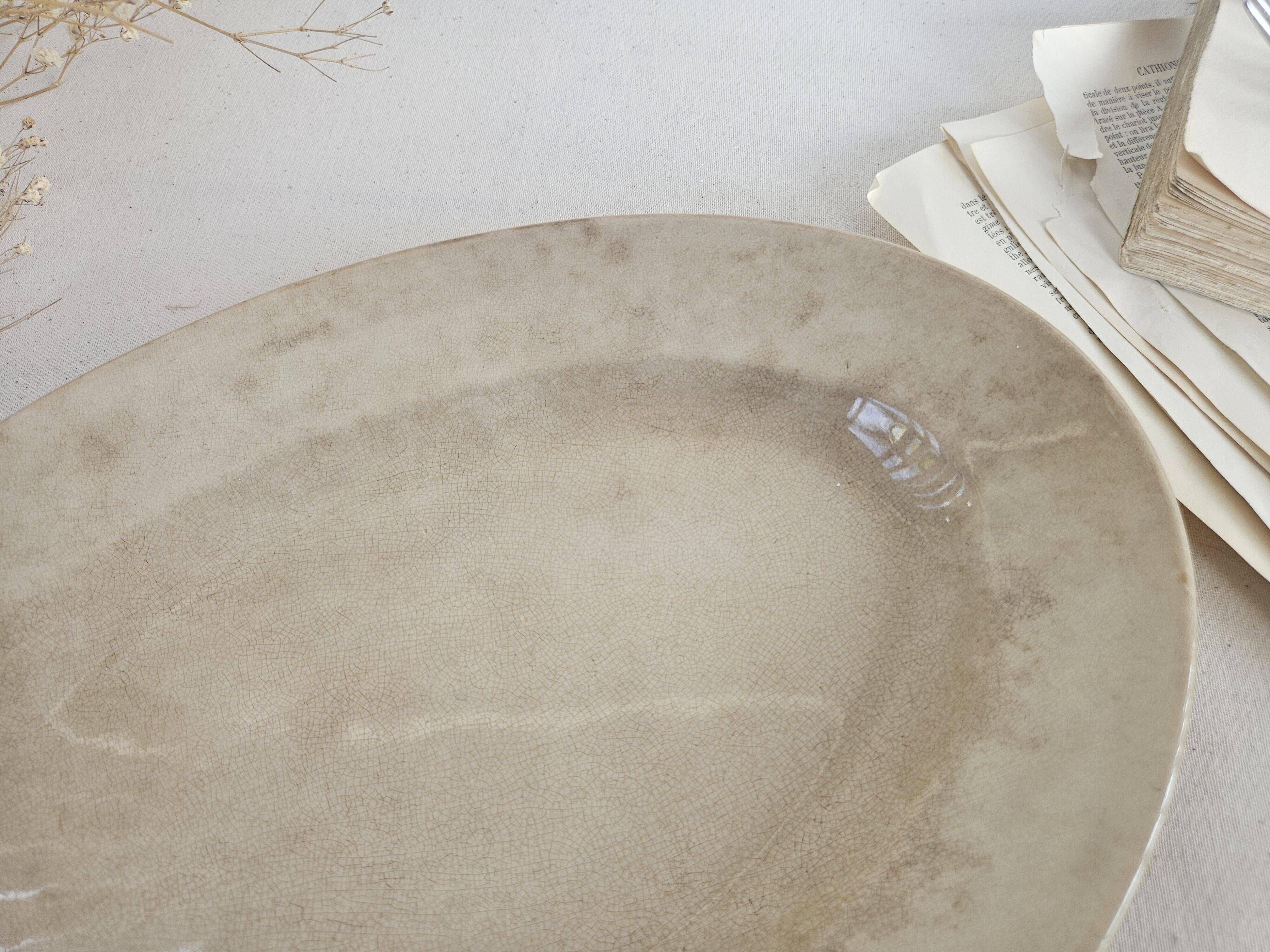 Old oval dish Pexonne FF – Ironstone