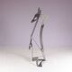 1990s abstract metal sculpture named: mensch mit mensch Guido Hafner German