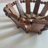 Teak fruit basket