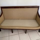 Early 19th century varnished mahogany sofa