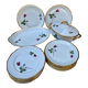 Berry porcelain roses table service