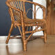 Rattan armchair for doll