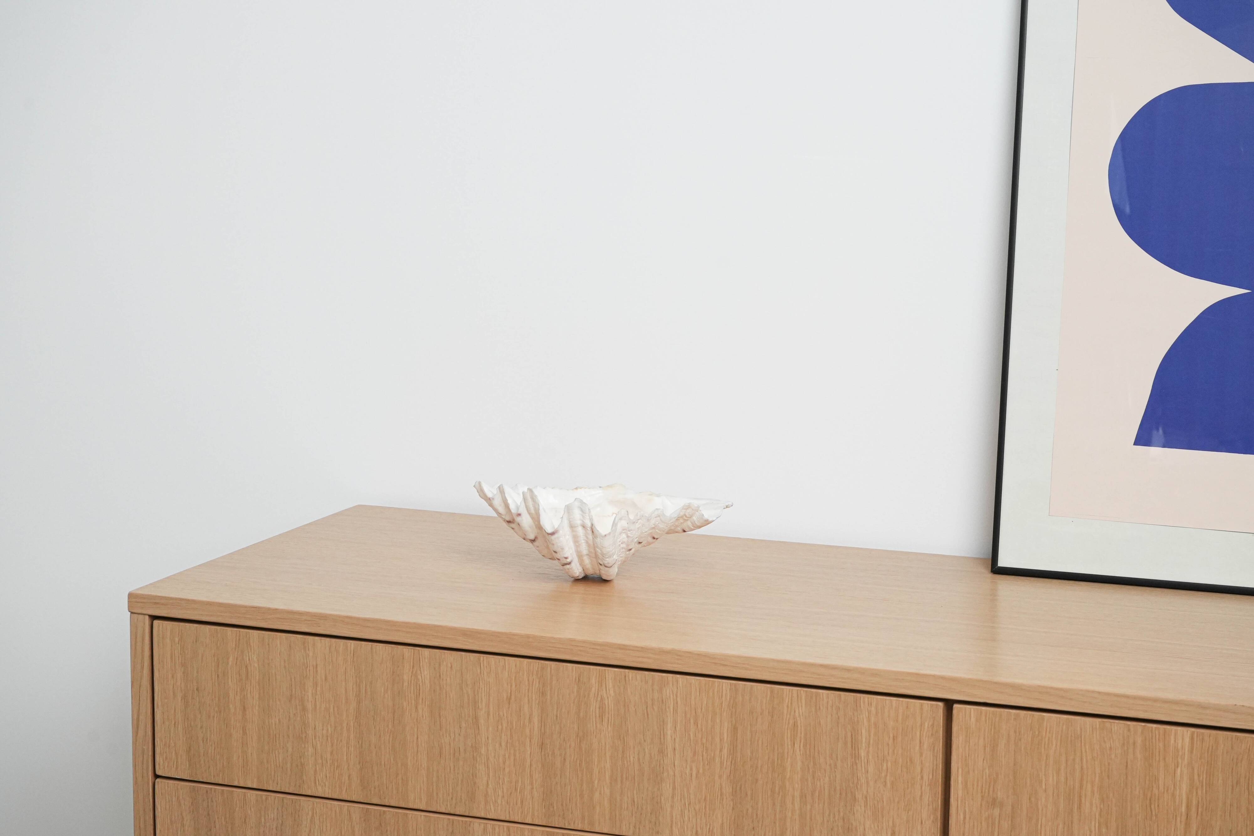 Decorative Triton seashell, boho style, 1980s