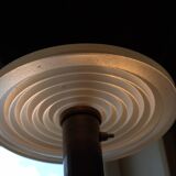 Old copper art deco floor lamp