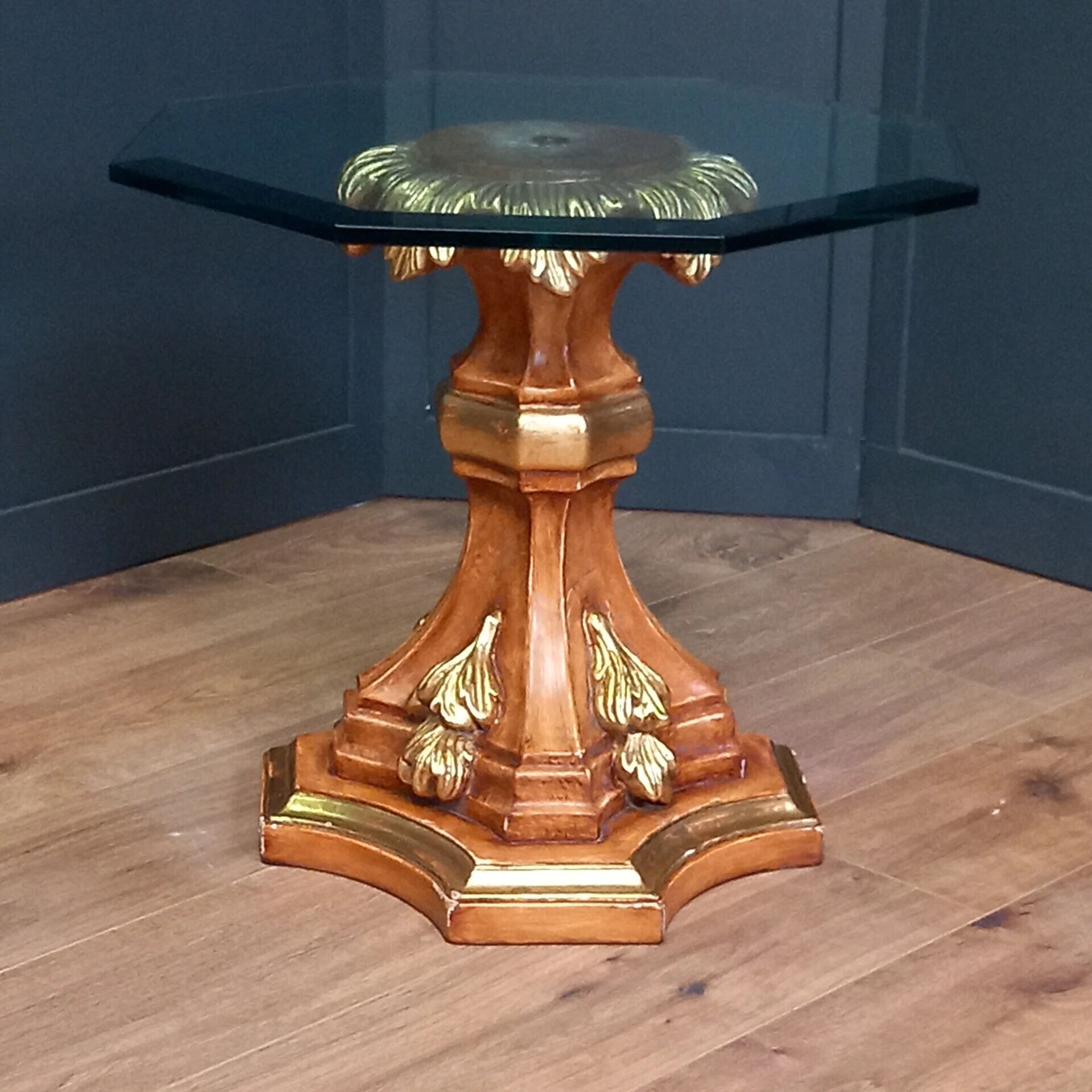 Pair of regency-style side tables - sidetable - coffee table