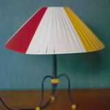 Vintage tripod lamp, bedside lamp, table lamp, rockabilly, retro, scoubidou son lamp, decoration