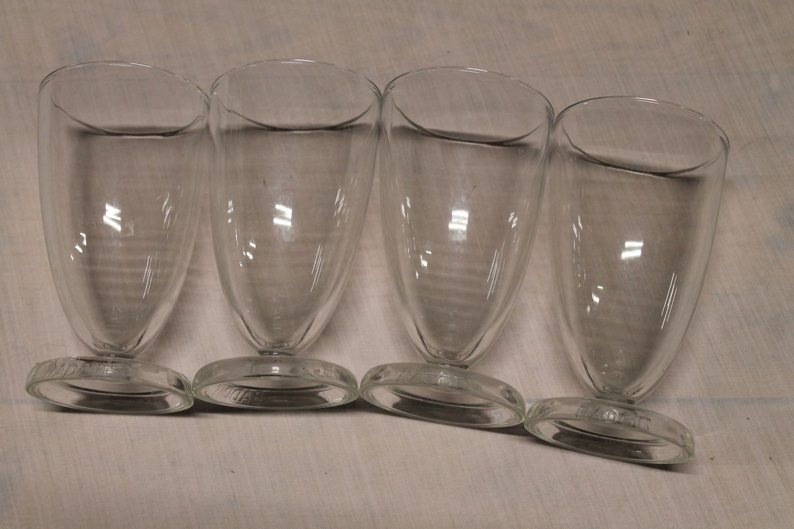Set of 4 glasses Badoit Christophe Pillet