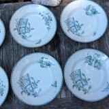 Series 6 tablespoons Plate Iron Earth