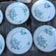Series 6 tablespoons Plate Iron Earth