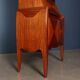 Vintage trumeau in mahogany veneer, Italy, 1950s.