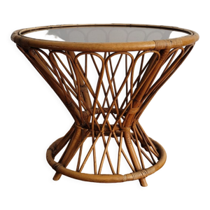 Table d'appoint en verre