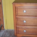Wooden chest of drawers with 3 drawers, storage furniture, antique furniture, Art Deco.