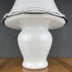 Large Murano mushroom table lamp, Vetri, Italy, 1970s.