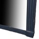 Grand miroir Art-Déco noir biseauté