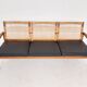 Hans Olsen for Brdr Juul Kristensen, rattan backed sofa, Denmark 1950s
