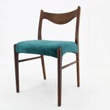 1960s Arne Wahl Iversen Set of Four Dining Chairs for Glyngøre Stolefabrik, Denmark